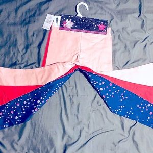VIGOSS (BRAND) • GIRLS 3-PACK LEGGINGS • BRAND NEW w/TAGS • SIZE 7 • GREAT DEAL!